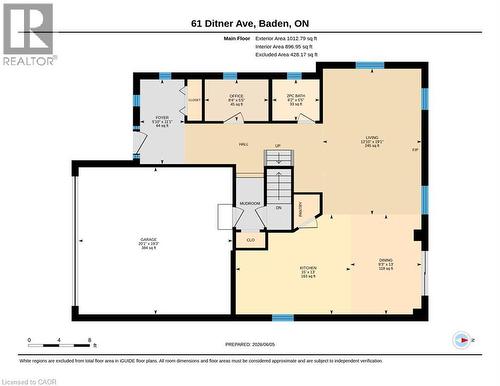 Main Floor - 61 Ditner Avenue, Baden, ON - Other