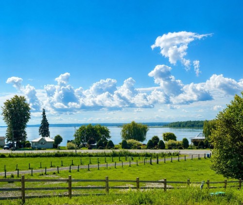 Vue sur l'eau - 6020 Rue Robert, Saint-Placide, QC - Outdoor With Body Of Water With View