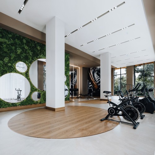 Exercise Room - 702-1900 Rue Yvette-Brillon, Montréal (Ahuntsic-Cartierville), QC - Indoor Photo Showing Gym Room
