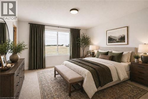 AI FINISHED MASTER BEDROOM - 114 Bedell Drive, Mapleton, ON - Indoor Photo Showing Bedroom