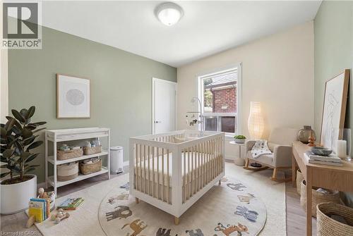 virtually staged bedroom - 97 Tragina Avenue S, Hamilton, ON 