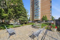 Private resident-only landscaped courtyard. - 