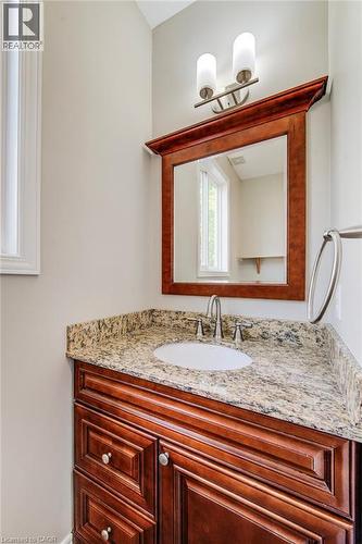 Main floor powder room. - 712 Brookmill Place, Waterloo, ON 
