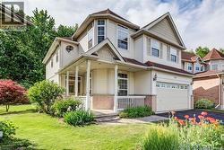 Welcoming, covered entry. - 