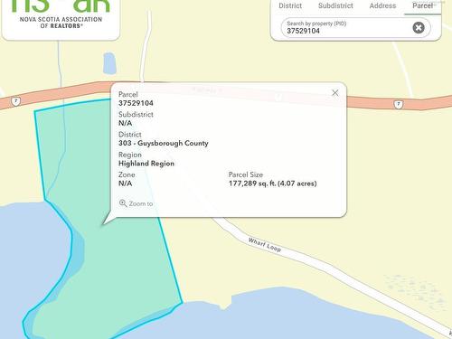 Lot 1 Wharf Loop, Ecum Secum, NS 