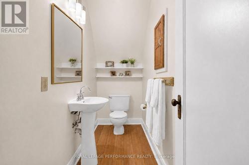 Virtually staged 2nd floor powder room - 18 Harvard Avenue, Ottawa, ON 