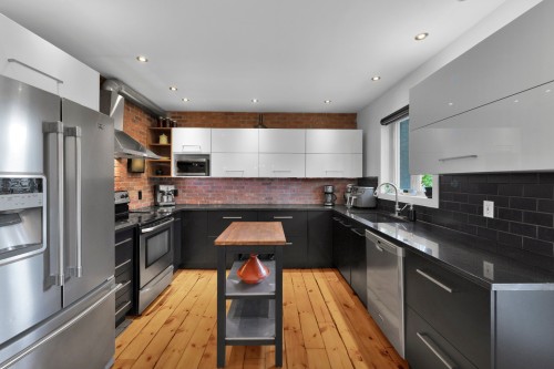 Kitchen - 6790  - 6794 Rue Chatelain, Montréal (Rosemont/La Petite-Patrie), QC - Indoor Photo Showing Kitchen With Upgraded Kitchen