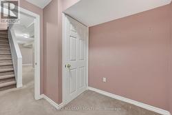 Lower level office with storage closet - 