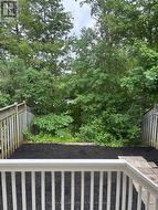 Backyard with treed backdrop and privacy - 