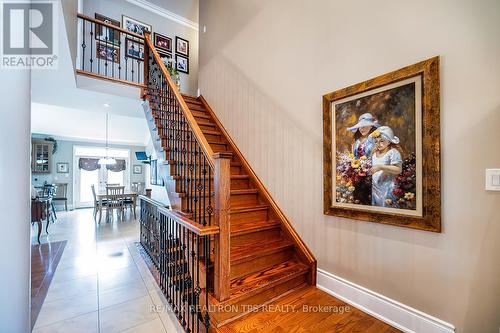 Stairs to Loft - 25 Leafield Drive, Toronto, ON 