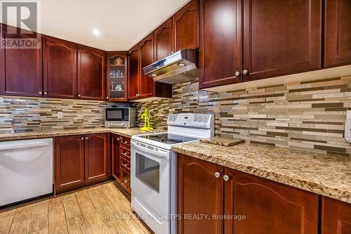 Basement Kitchen with Granite Counters - 25 Leafield Drive, Toronto, ON 