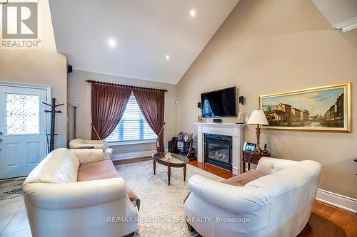 Vaulted Ceiling with Potlights - 25 Leafield Drive, Toronto, ON 
