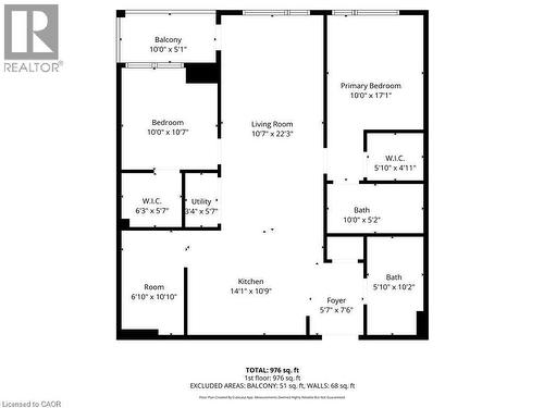 Floor plan - 40 Esplanade Lane Unit# 614, Grimsby, ON 