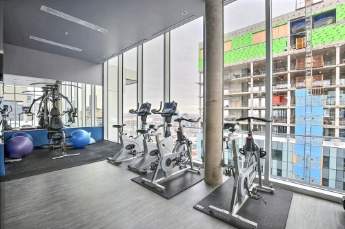 Salle d'exercice - 1110-1150 Rue St-Denis, Montréal (Ville-Marie), QC - Indoor Photo Showing Gym Room
