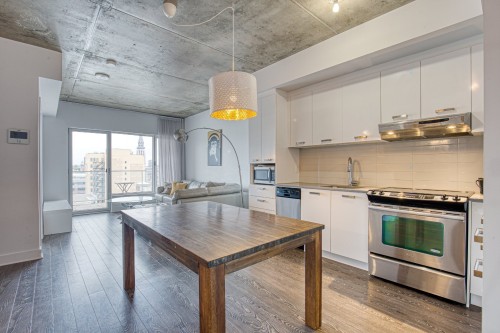 Salle à manger - 1110-1150 Rue St-Denis, Montréal (Ville-Marie), QC - Indoor Photo Showing Kitchen