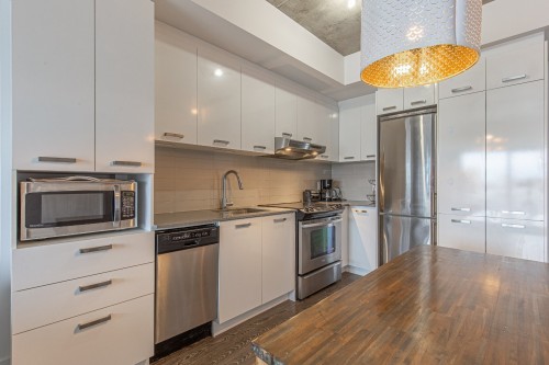 Cuisine - 1110-1150 Rue St-Denis, Montréal (Ville-Marie), QC - Indoor Photo Showing Kitchen With Upgraded Kitchen