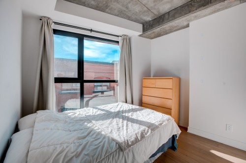 Bedroom - 502-288 Rue Richmond, Montréal (Le Sud-Ouest), QC 