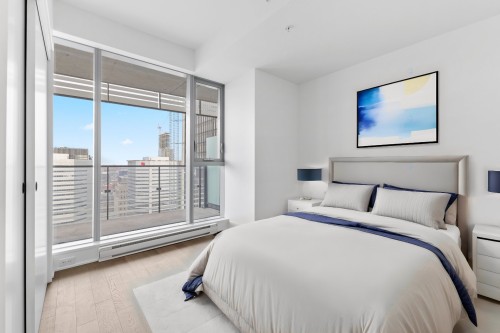 Chambre à coucher - 3909-720 Rue St-Jacques, Montréal (Ville-Marie), QC 