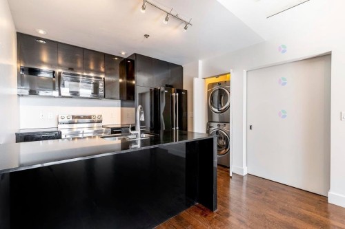 Cuisine - 901-888 Rue Wellington, Montréal (Ville-Marie), QC - Indoor Photo Showing Kitchen With Double Sink