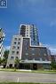 Modern high-rise building with a multi-textured facade - 246 Lester Street Unit# 306, Waterloo, ON 