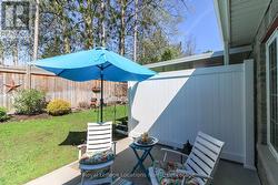 Beautifully-Private Rear Yard Concrete Patio - 