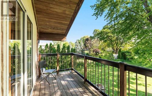 Deck off primary bedroom - 30 Theodore Drive, Mississauga, ON 