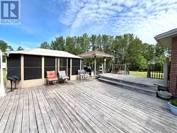 Gazebo on the 32' x 32' back deck - 