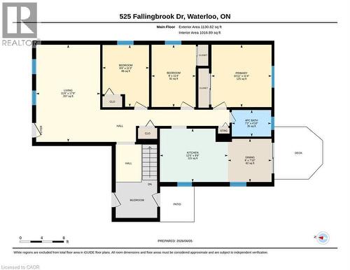 Floor plan - 525 Fallingbrook Drive, Waterloo, ON 