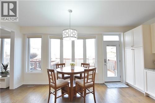 Dining space featuring light wood-style floors - 512 Terrington Crescent, Kitchener, ON 