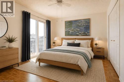 virtually staged - 266 Limeridge Road E Unit# 10, Hamilton, ON - Indoor Photo Showing Bedroom