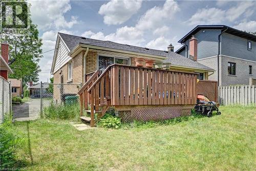 245 Eighth Avenue, Kitchener, ON - Outdoor With Deck Patio Veranda With Exterior
