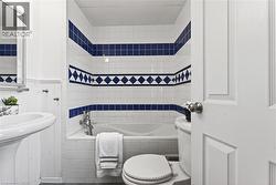 2nd floor bathroom with tub - 