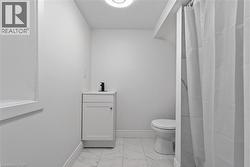Basement bathroom with shower - 