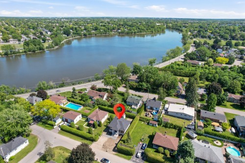 Photo aérienne - 8 Rue Tougas, Châteauguay, QC - Outdoor With Body Of Water With View