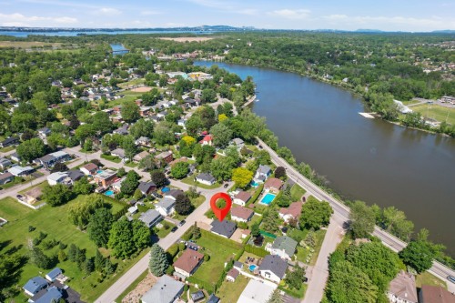 Photo aérienne - 8 Rue Tougas, Châteauguay, QC - Outdoor With Body Of Water With View