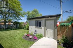 New shed at rear - 