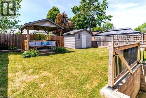Walk-up to yard. - 74 Greeningdon Drive, Hamilton, ON 