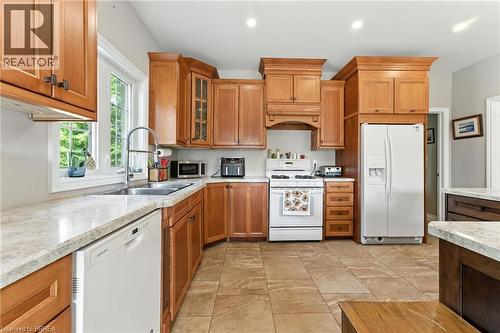 1026 Front Road, St. Williams, ON - Indoor Photo Showing Kitchen With Double Sink