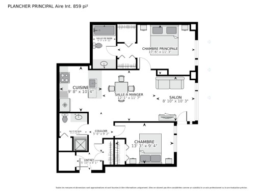 Floor Plan - 2809-299 Rue De La Rotonde, Montréal (Verdun/Île-Des-Soeurs), QC 