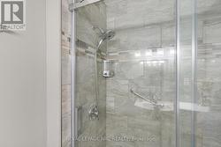 Main floor shower with glass doors - 