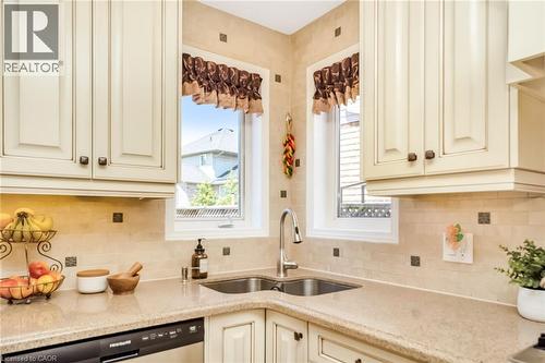 19 Sonata Avenue, Hamilton, ON - Indoor Photo Showing Kitchen With Double Sink