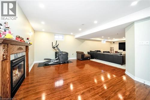 19 Sonata Avenue, Hamilton, ON - Indoor With Fireplace