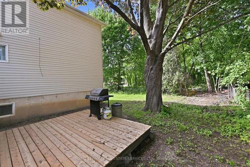 BACKYARD with NEW DECK - 70 Ward Avenue, Hamilton, ON 