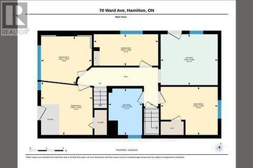 FLOOR PLAN - 70 Ward Avenue, Hamilton, ON 