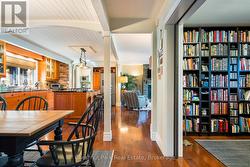 View from dining room to the kitchen/living area - 