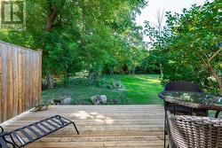 Back yard deck and landscaping - 