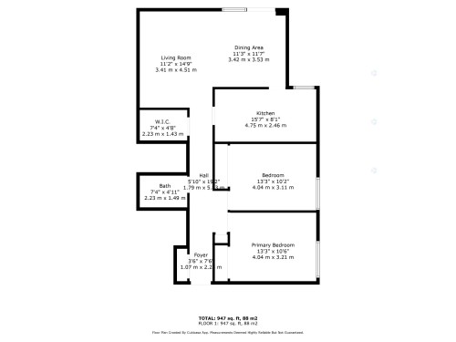 Floor Plan - 1408-285 Rue Laurier, Gatineau (Hull), QC 