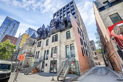 Front of Structure - 408-1212 Rue Bishop, Montréal (Ville-Marie), QC - Outdoor With Facade