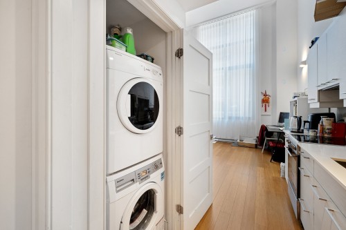 Laundry - 408-1212 Rue Bishop, Montréal (Ville-Marie), QC - Indoor Photo Showing Laundry Room