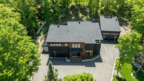Aerial View - 2100 Ch. De L'Étang, Sainte-Adèle, QC 